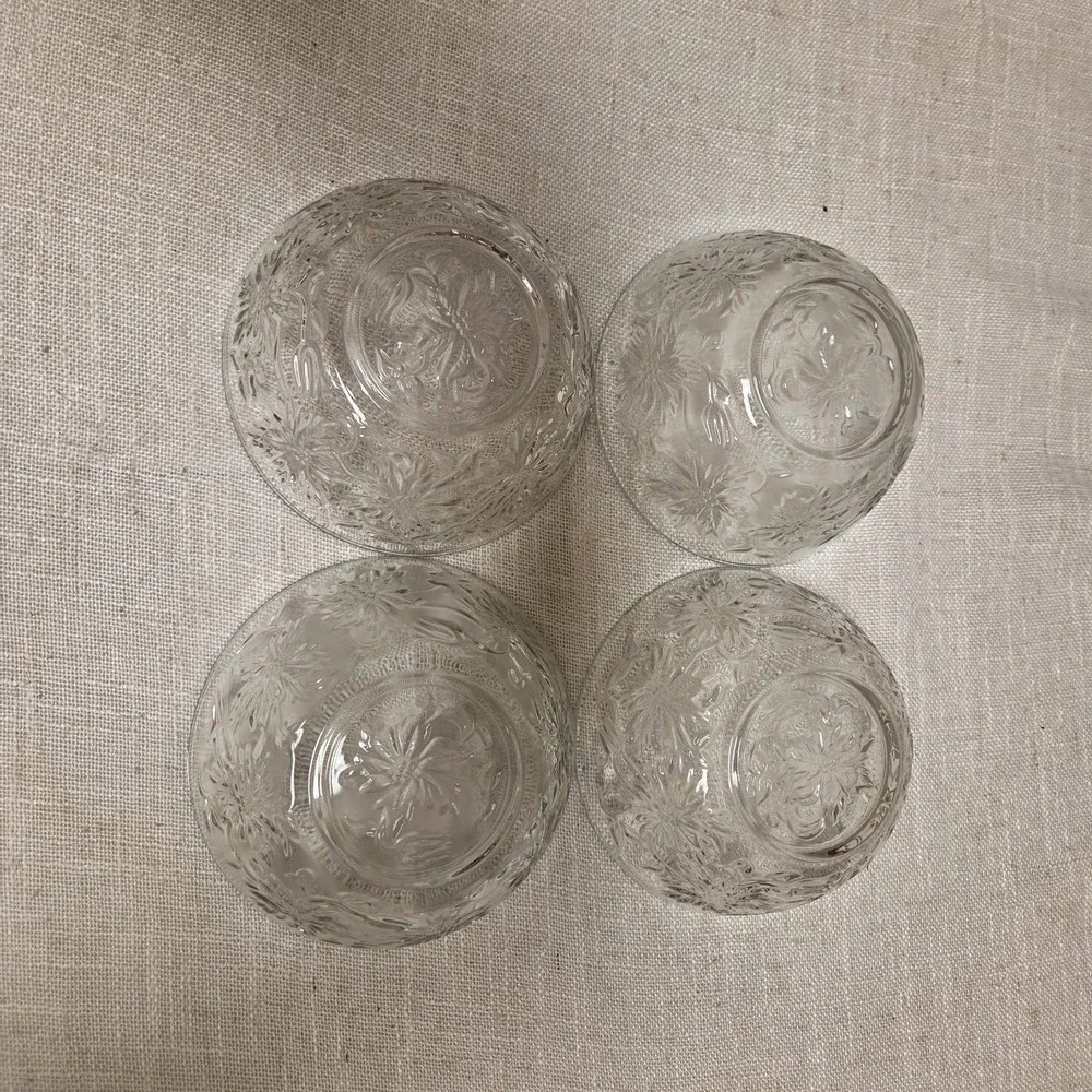 PRINCESS HOUSE FANTASIA 4 GLASS BOWLS 5 1/4